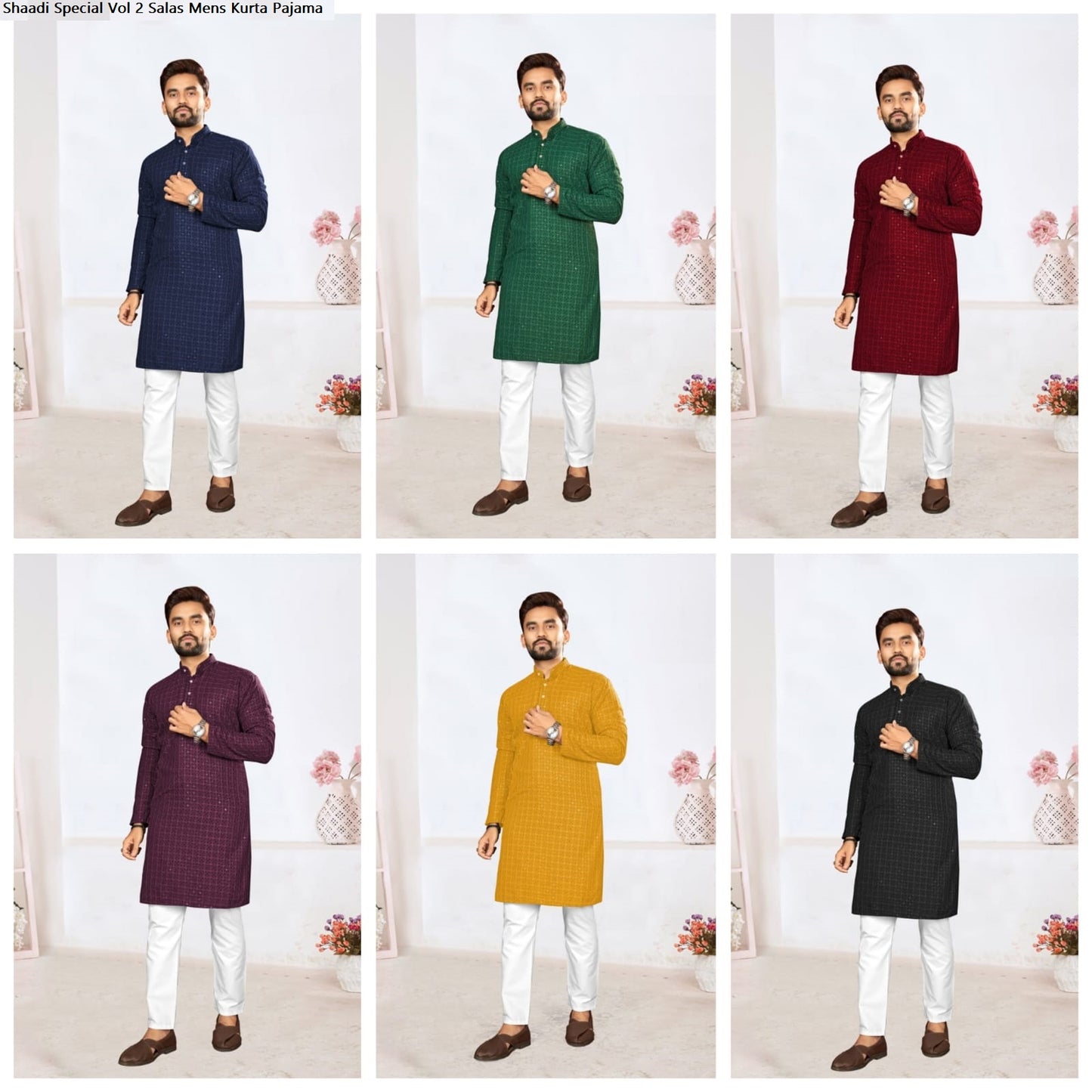 Shaadi Special Vol 2 Salas Rayon Mens Kurta Pajama