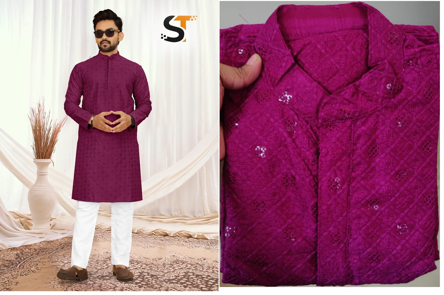 Shaadi Special Vol 3 Salas Silk Mens Kurta