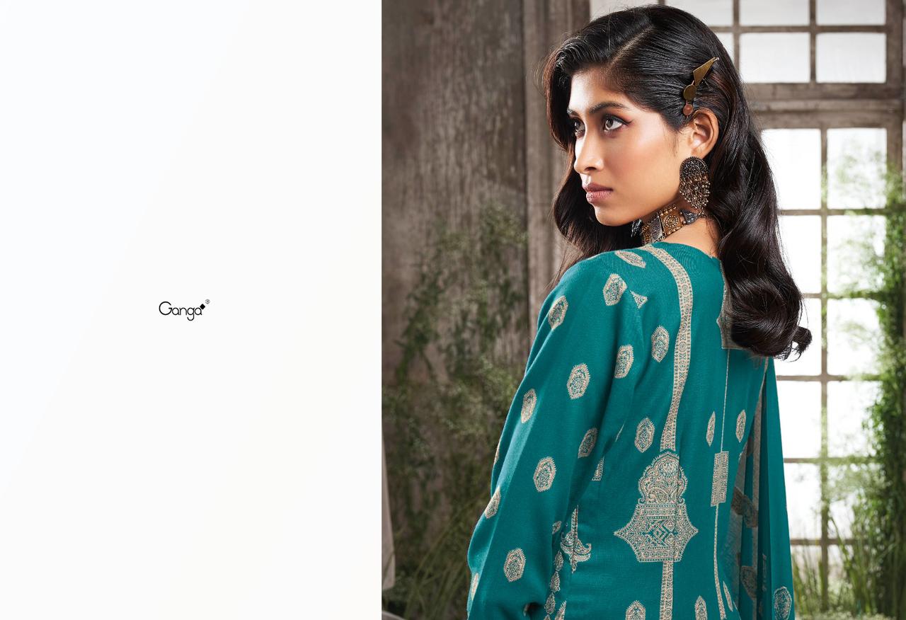 Shamsi Ganga Pashmina Suits