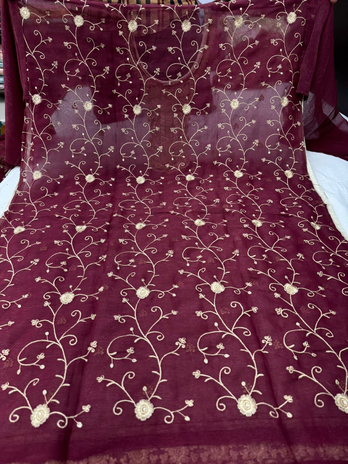 Shivani Nayandeep Viscose Simmer Salwar Suits