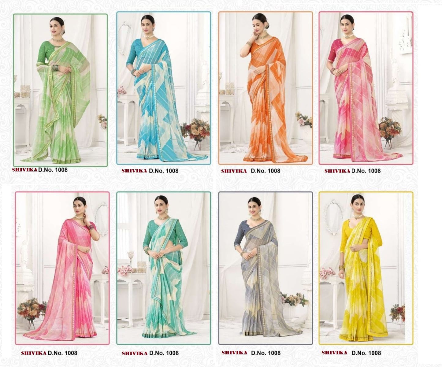 Shivika Shubh Shree Chiffon Sarees