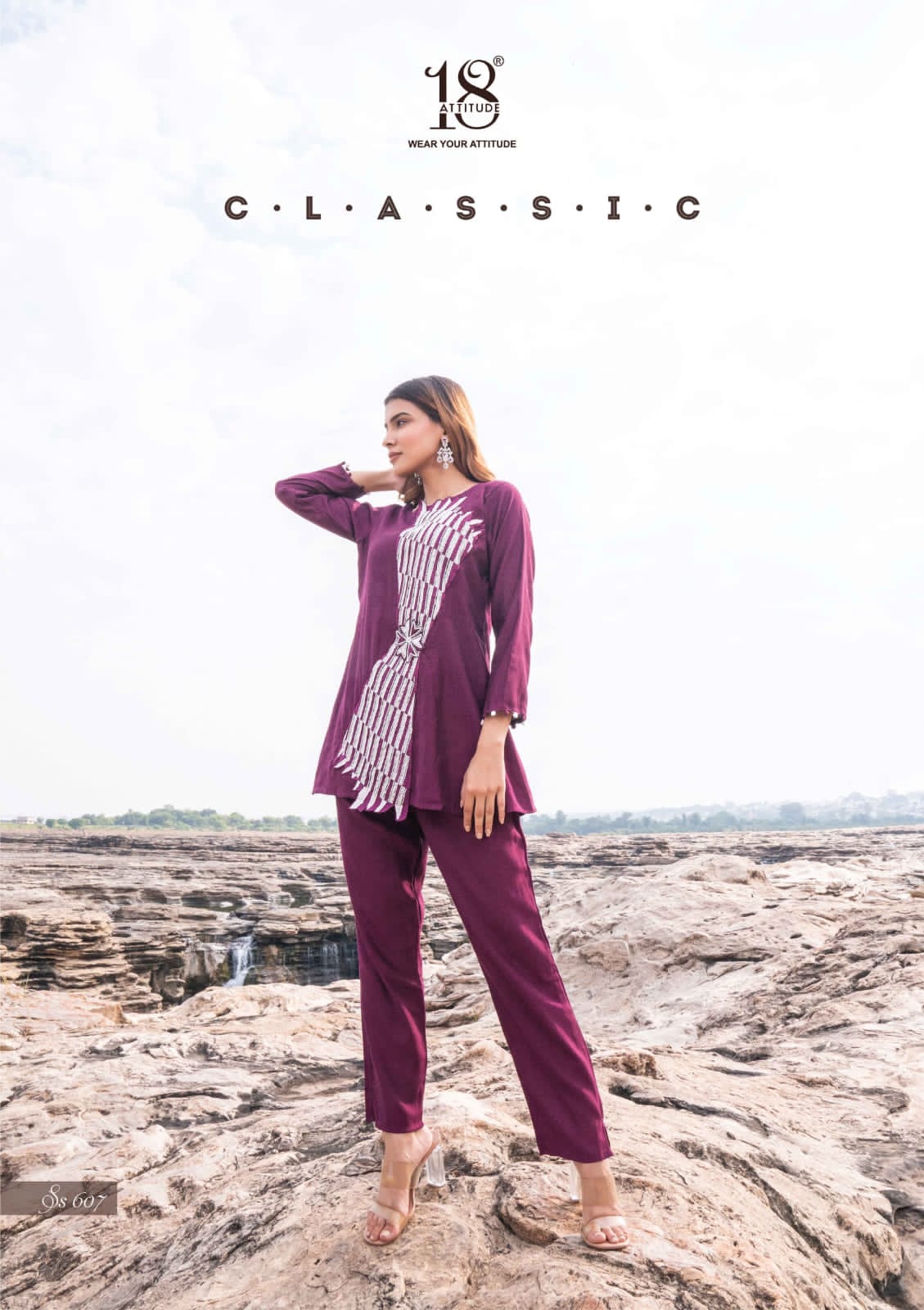 Sho Shaa Vol 6 18 Attitude Viscose Co Ord Set