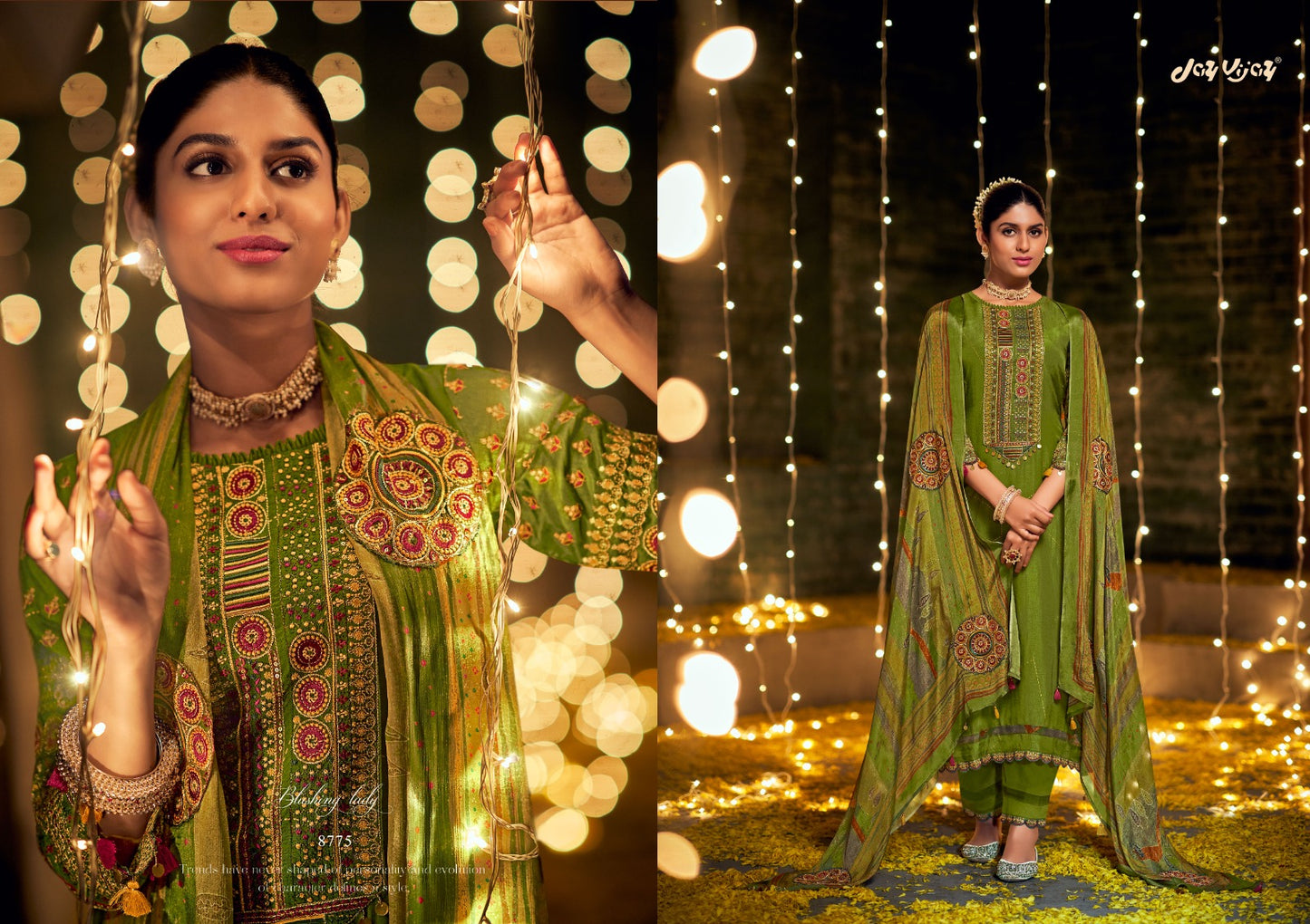 Shravya Jay Vijay Silk Pant Style Suits