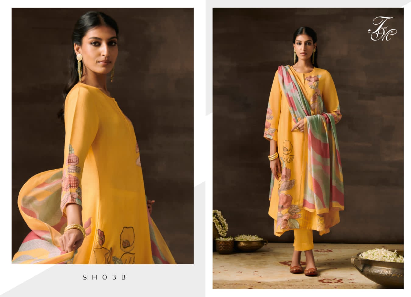 Shruti Sho3-Ab Tm Viscose Pant Style Suits