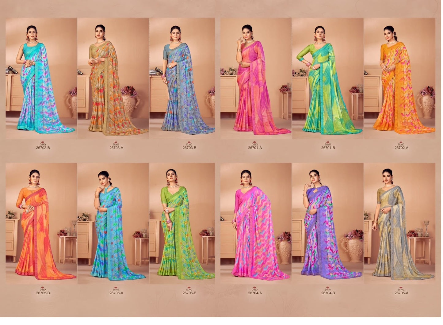 Simayaa-20 Ruchi Chiffon Sarees