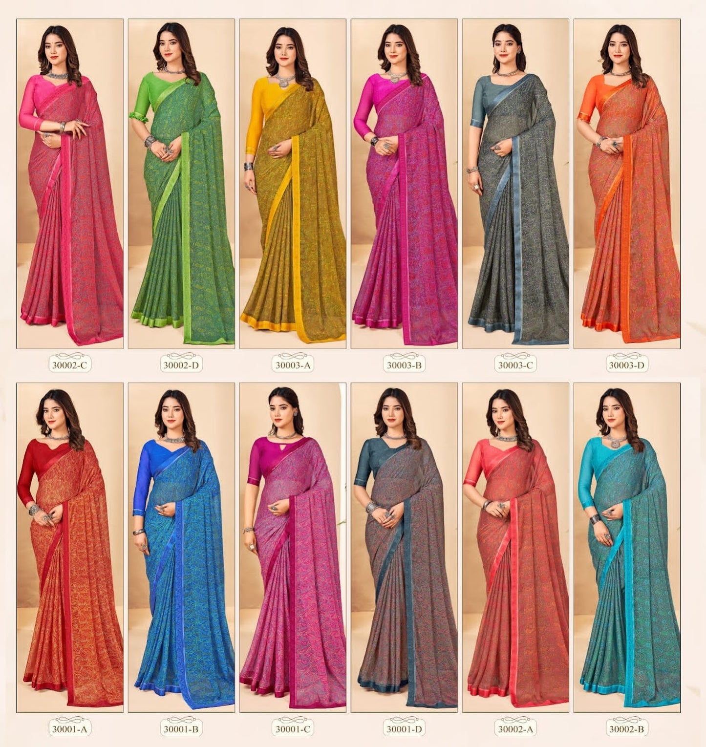 Simayaa-22 Ruchi Chiffon Sarees