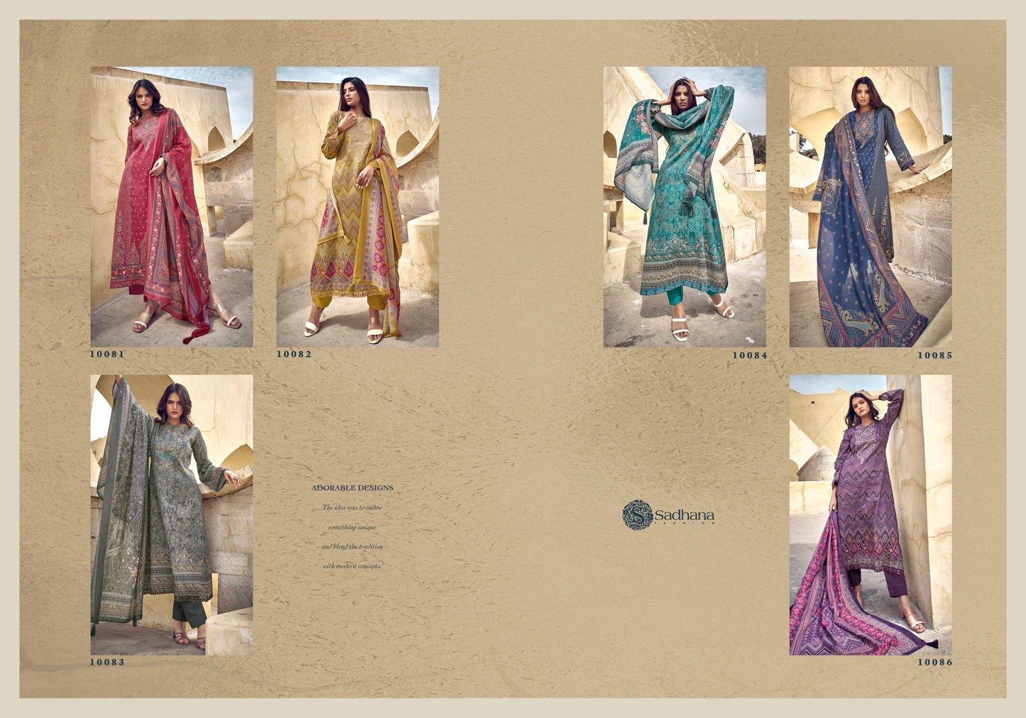Simrin Sadhana Jam Cotton Pant Style Suits
