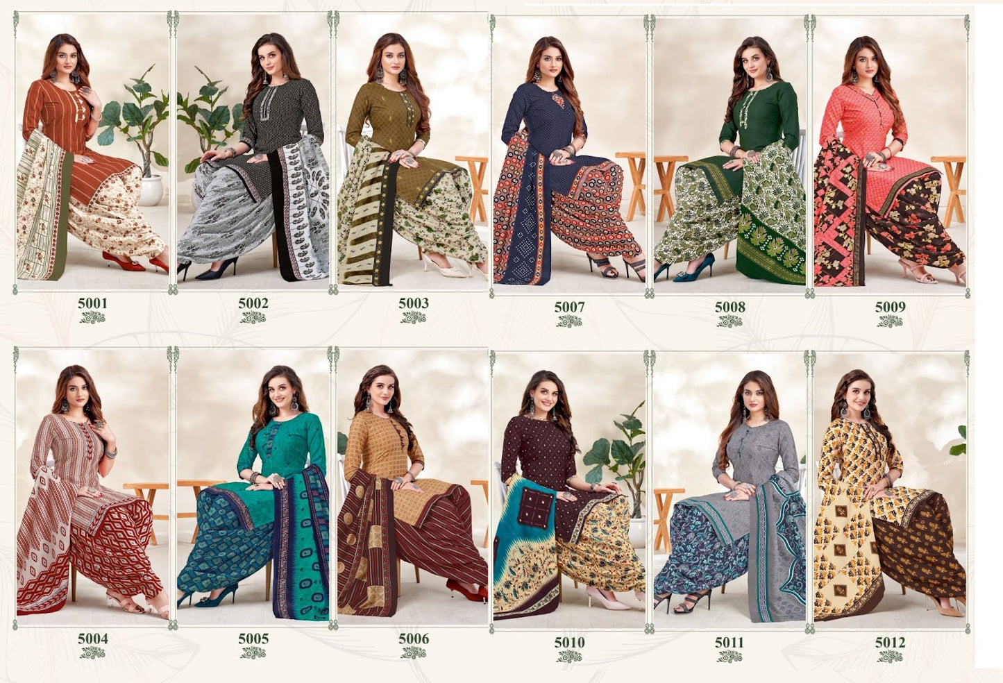 Sofiyana - 5 With Inner Balaji Cotton Readymade Cotton Patiyala Suits