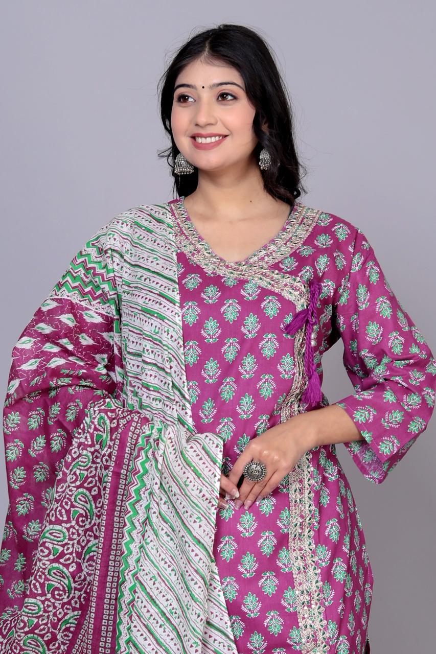 Special Collection 100224 Pavitra Sharma Pure Cotton Readymade Pant Style Suits