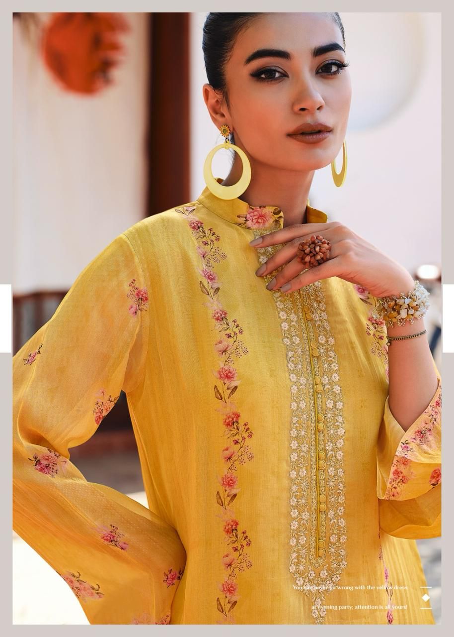 Spring Day Varsha Fashions Organza Pant Style Suits