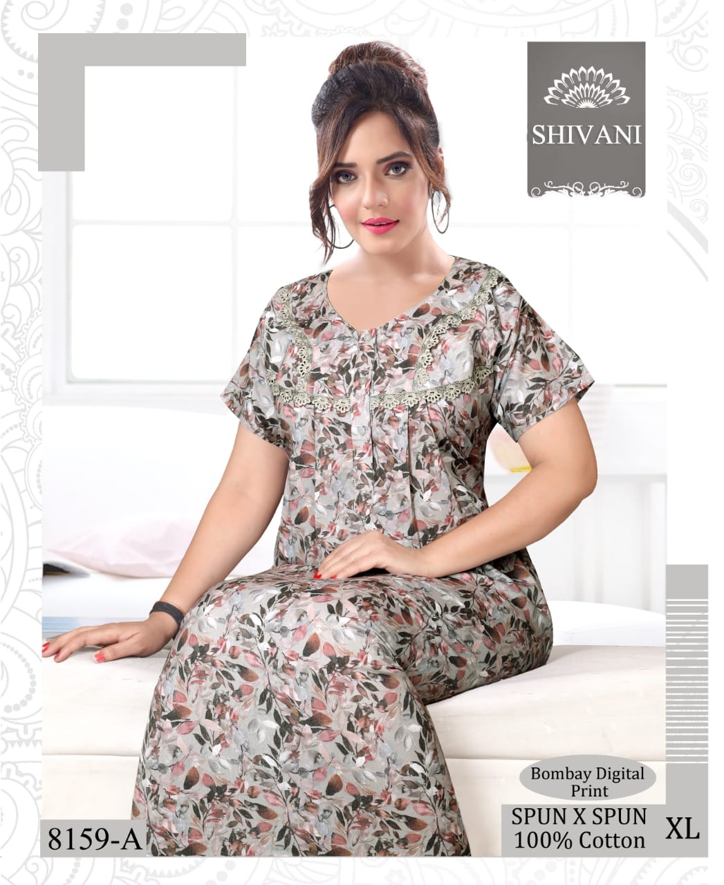 Spun X Spun Shivani Cotton Night Gowns