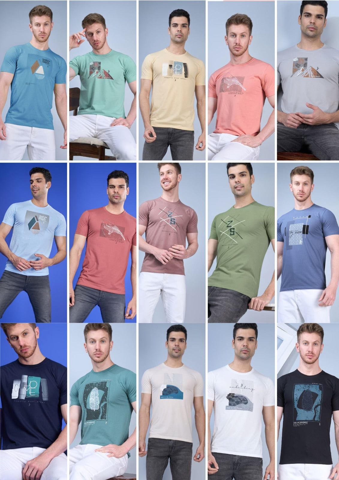 Sskf J E9 Motiv 8 Jeans Cotton Mens Tshirts