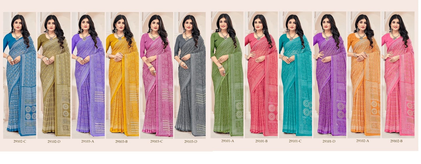 Star Chiffon 145 Ruchi Sarees