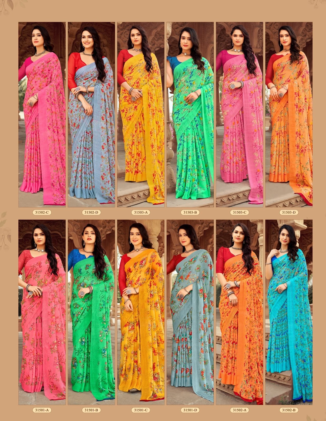 Star Chiffon 152 Ruchi Sarees