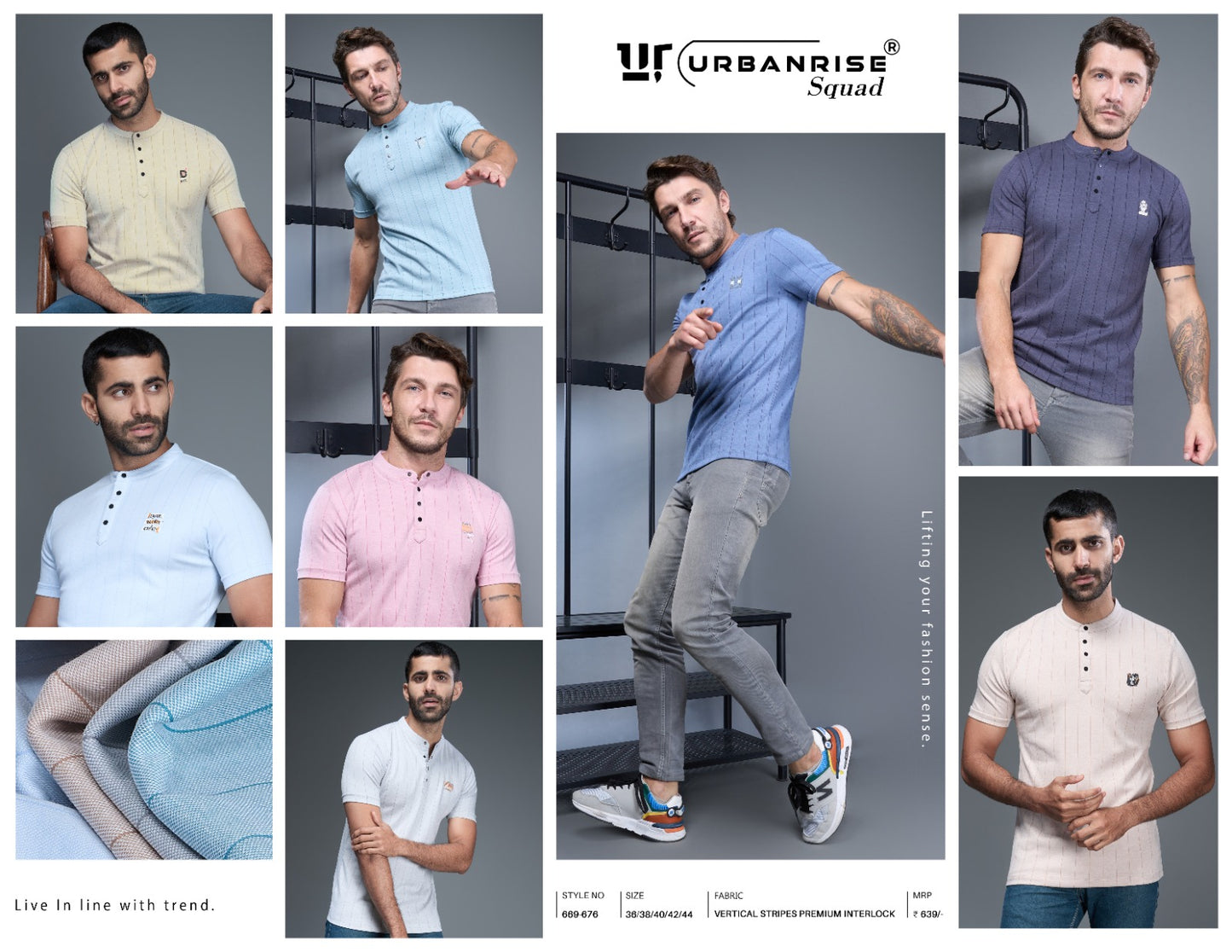 Style 669-676 Urbanrise Premium Mens Tshirts