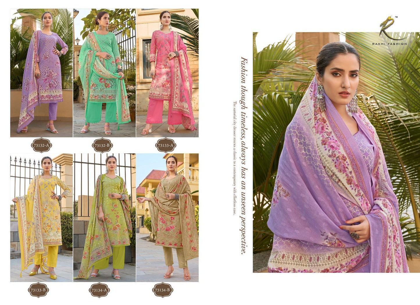 Style Of Eden Rakhi Fashion Lawn Cotton Plazzo Style Suits