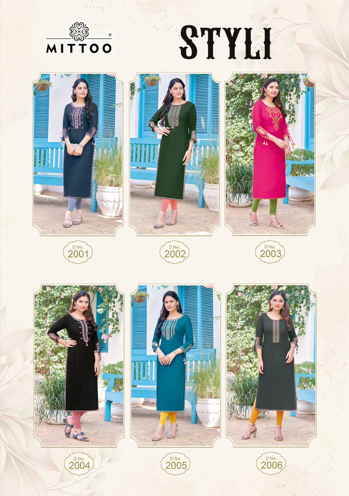 Styli Mittoo Rayon Long Straight Kurti