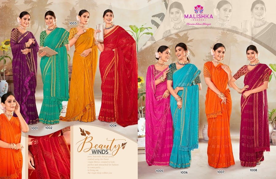 Subhika Malishka Viscose Sarees