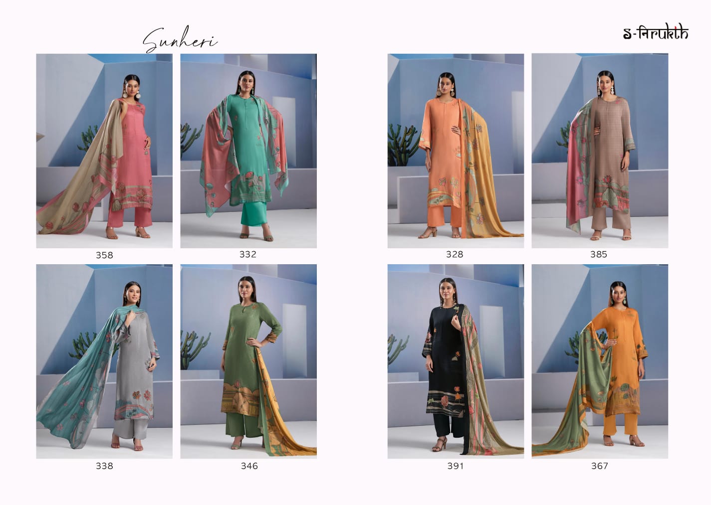 Sunheri S Nirukth Cotton Pant Style Suits