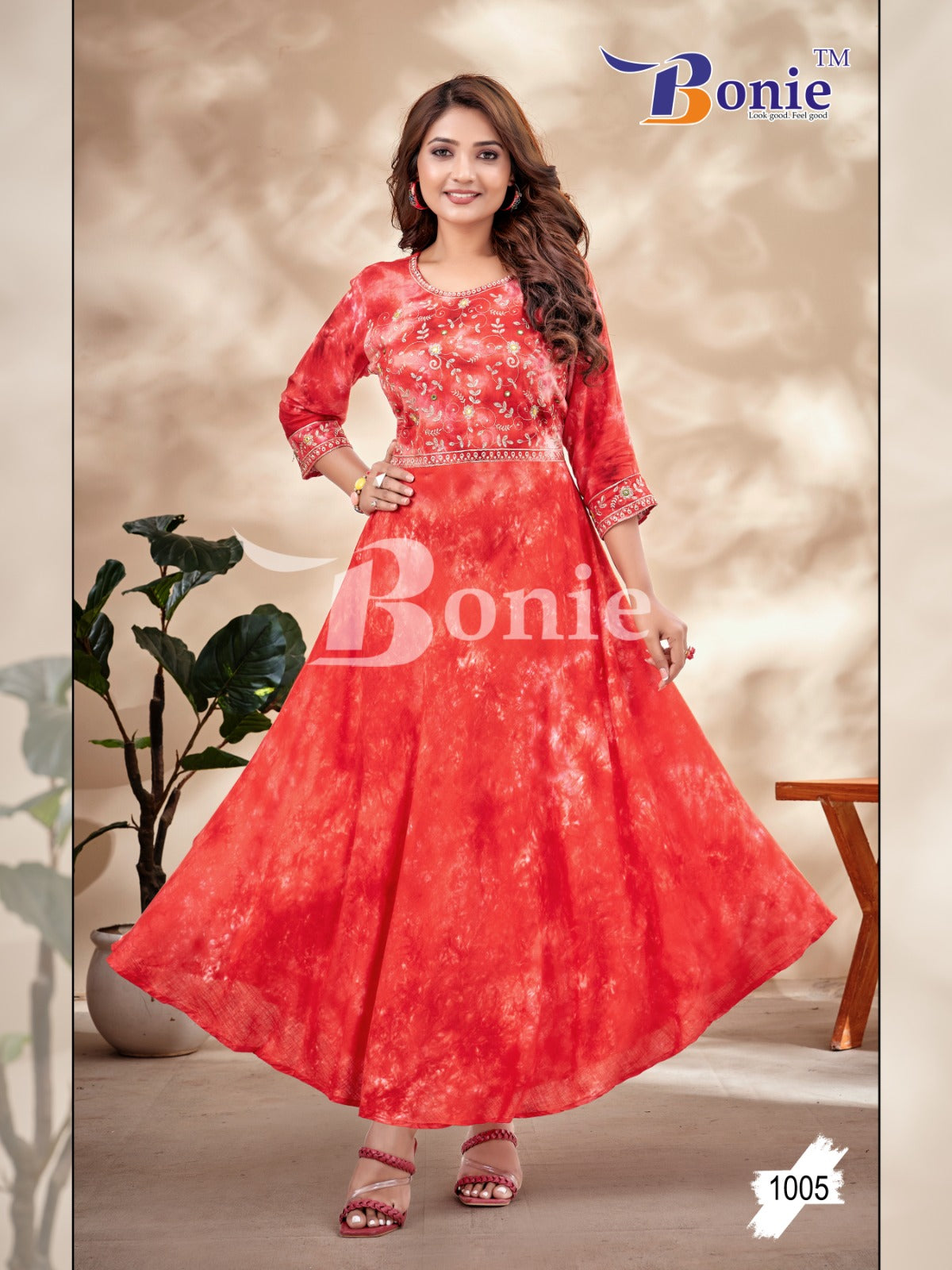 Tai-Dai Bonie Rayon Anarkali Kurtis