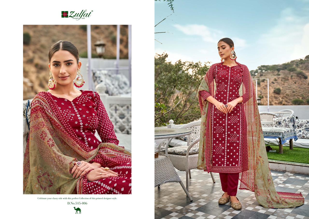 Tamanna Vol 4 Zulfat Designer Cotton Pant Style Suits