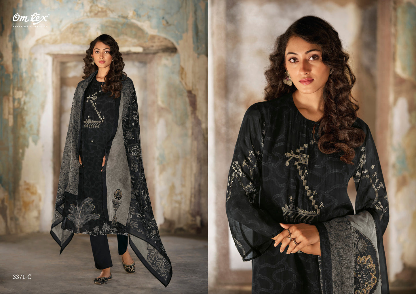 Tarasha Omtex Organza Pant Style Suits