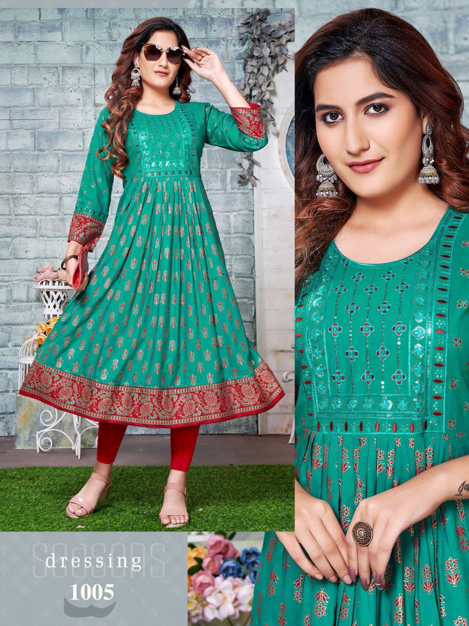 Tarla Vol 1 Kavinay Rayon Anarkali Kurtis