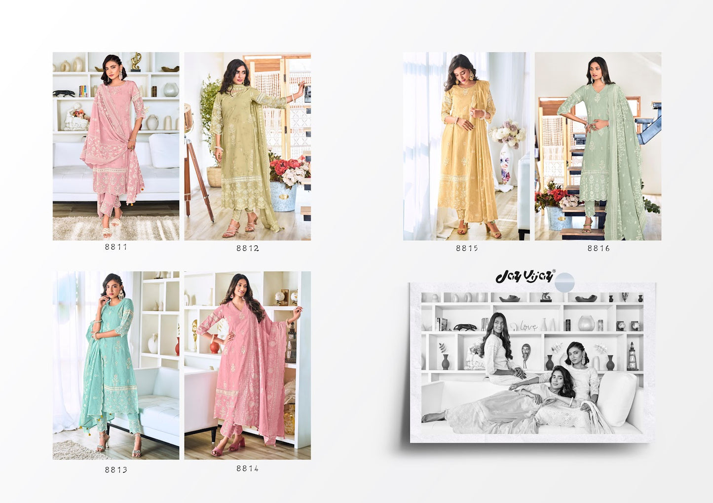 Tasveer Jay Vijay Cotton Pant Style Suits