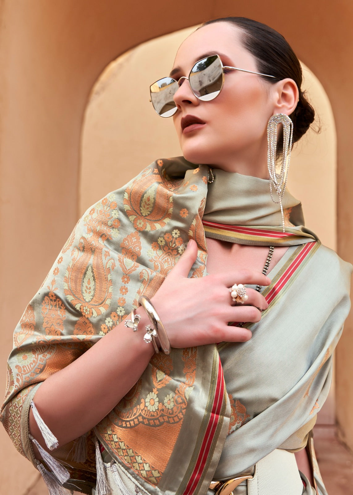 Tathastu Silk Rajpath Satin Sarees