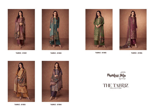 The Tabriz Mumtaz Arts Pashmina Suits