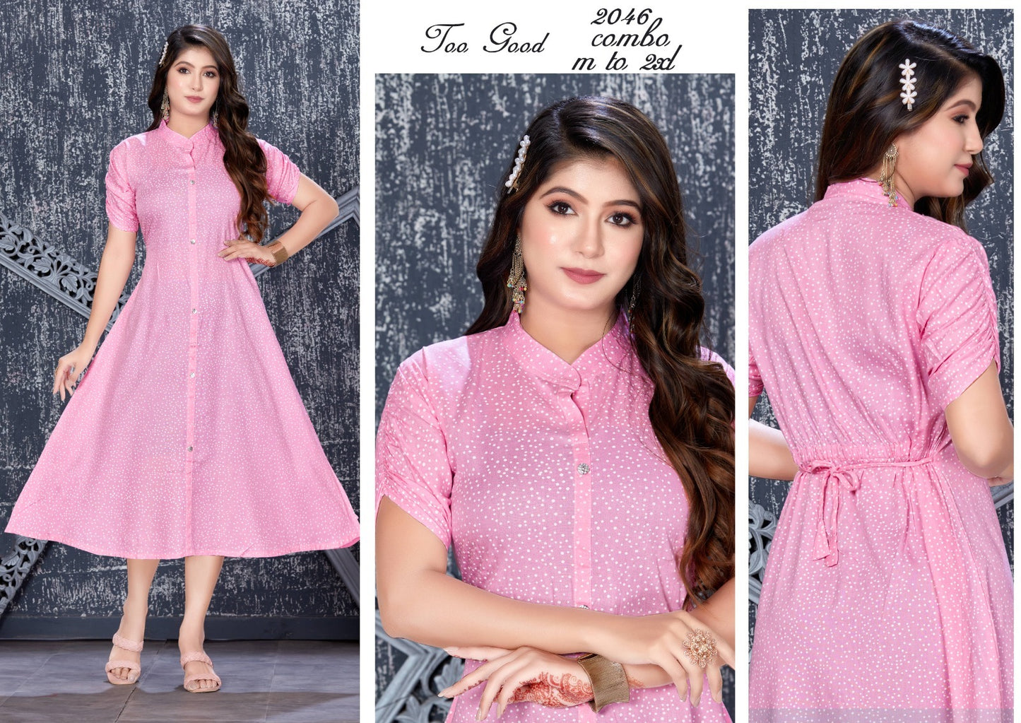 Too Good Mlm Kalash Lifestyle Rayon Anarkali Kurtis