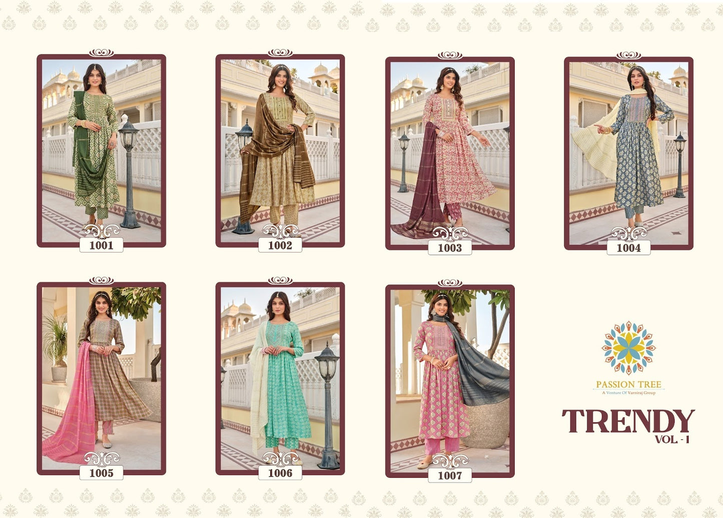 Trendy Vol 1 Passion Tree Capsule Readymade Pant Style Suits