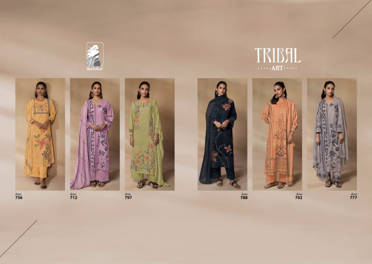 Tribal Arts Sahiba Cotton Pant Style Suits
