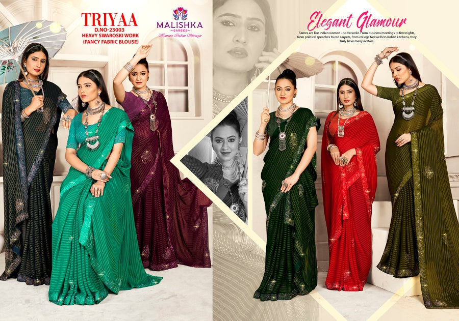 Triyaa Dn 23003 Malishka Sarees