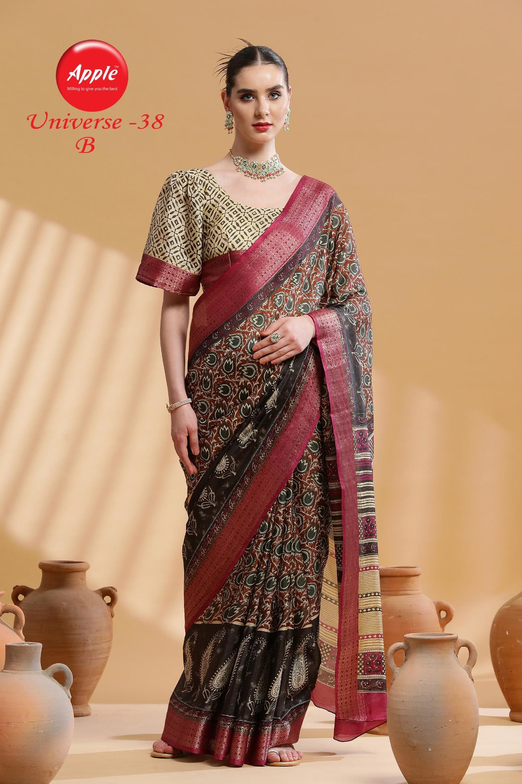Universe 38 Apple Sarees