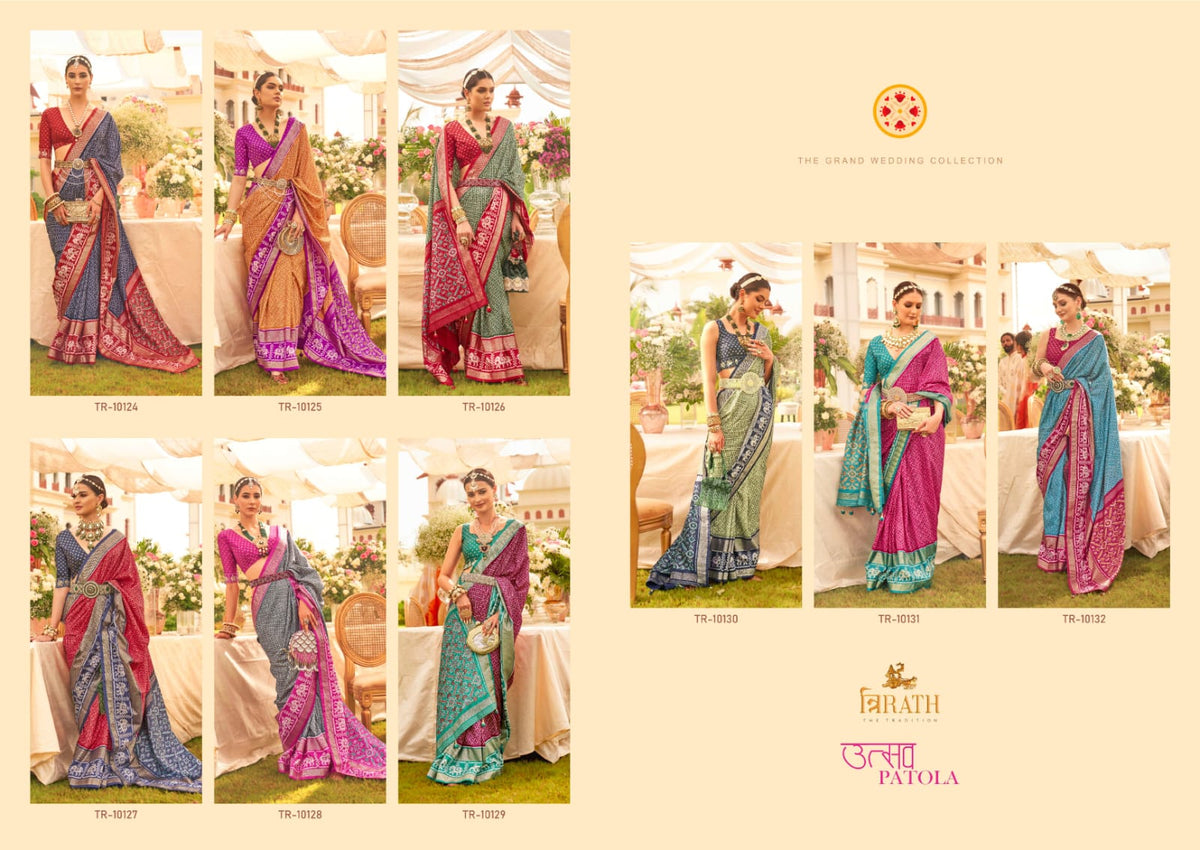Utsav Patola Trirath Sarees