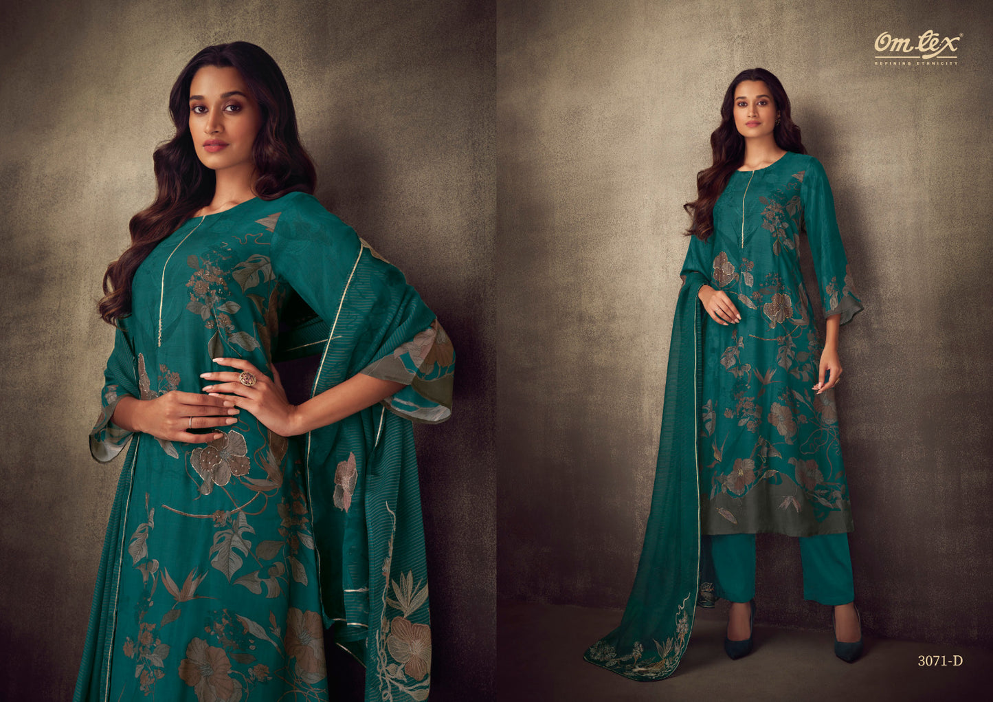 Vaari Vol Xi Omtex Muslin Pant Style Suits