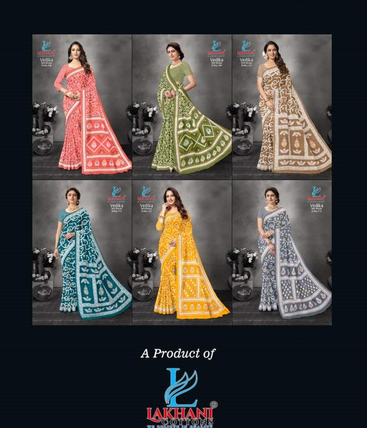 Vedika Lakhani Cotton Sarees