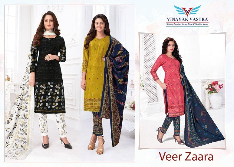 Veer Zaara Vol 5 Vinayak Vastra Pant Style Suits