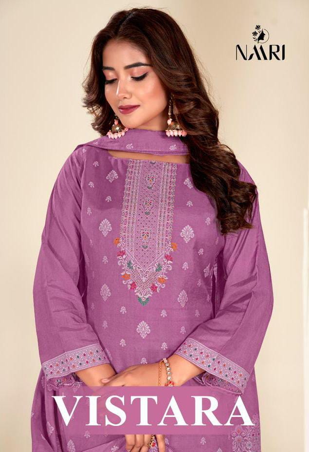 Vistara Naari Muslin Plazzo Style Suits