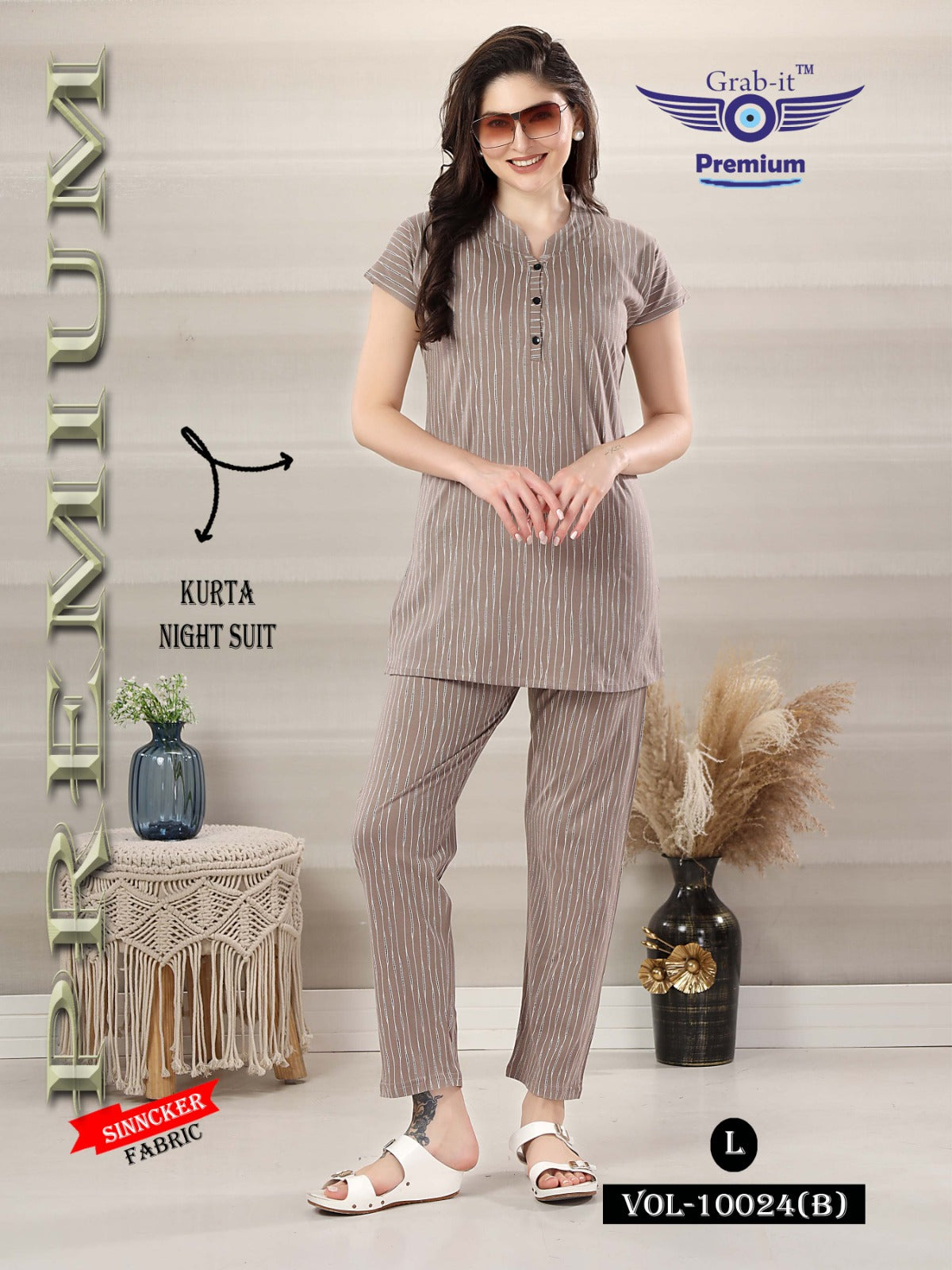 Vol 10024 Grab It Kurta Night Suits