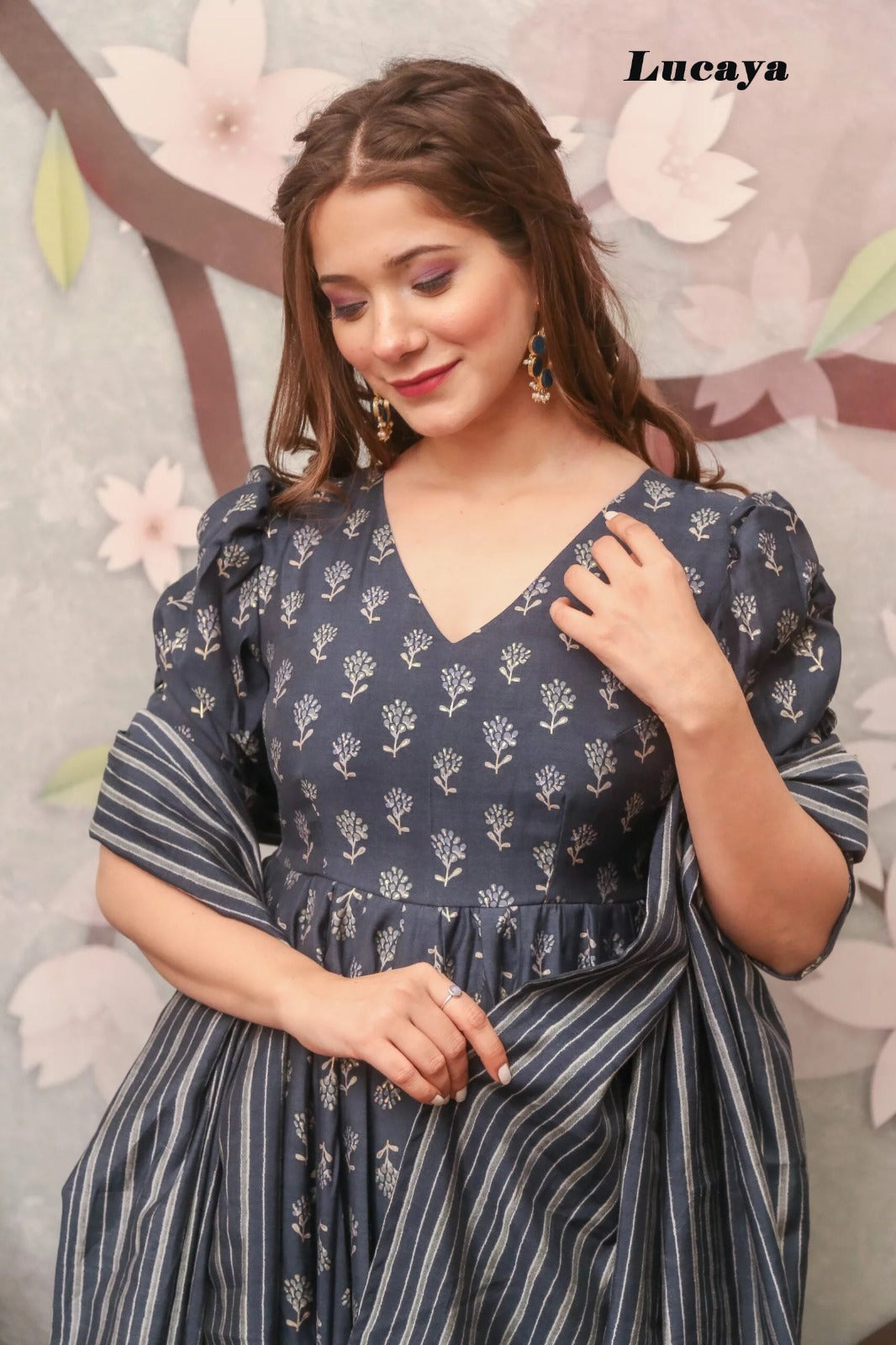 Vol 15 Lucaya Muslin Readymade Plazzo Style Suits