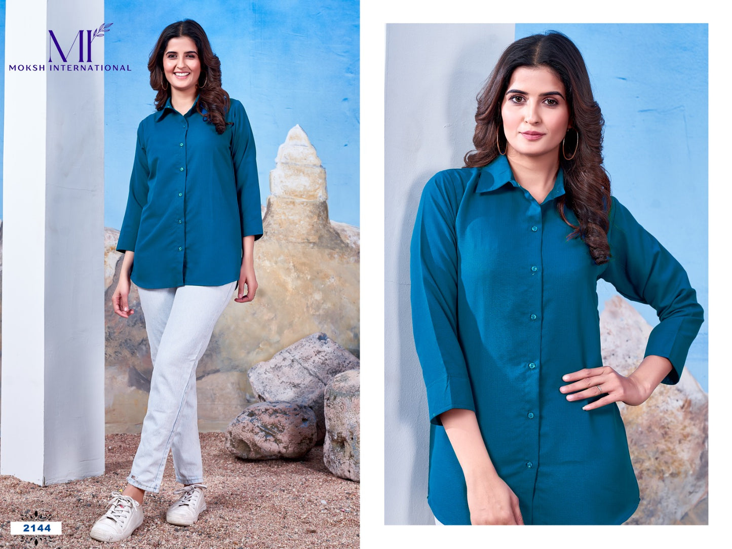 Vol 1 Moksh International Cotton Women Shirts