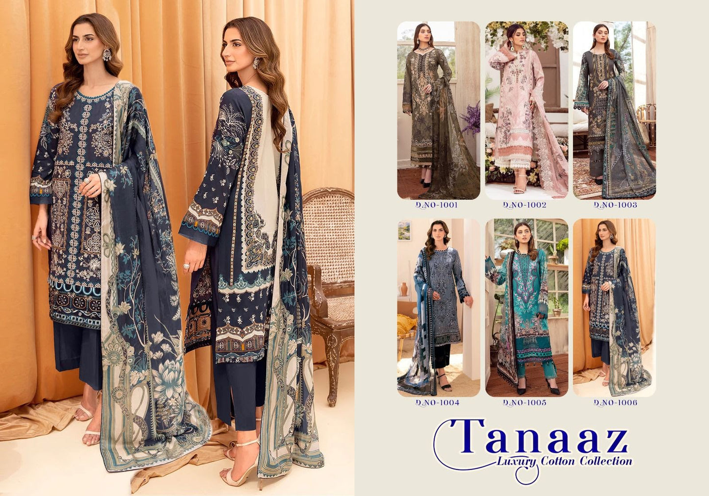 Vol 1 Tanaz Karachi Salwar Suits