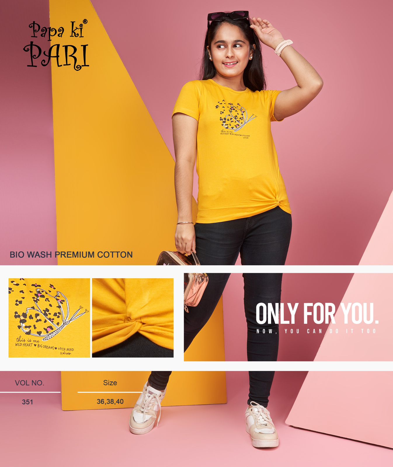 Vol 351 Papa Ki Pari Girls Top