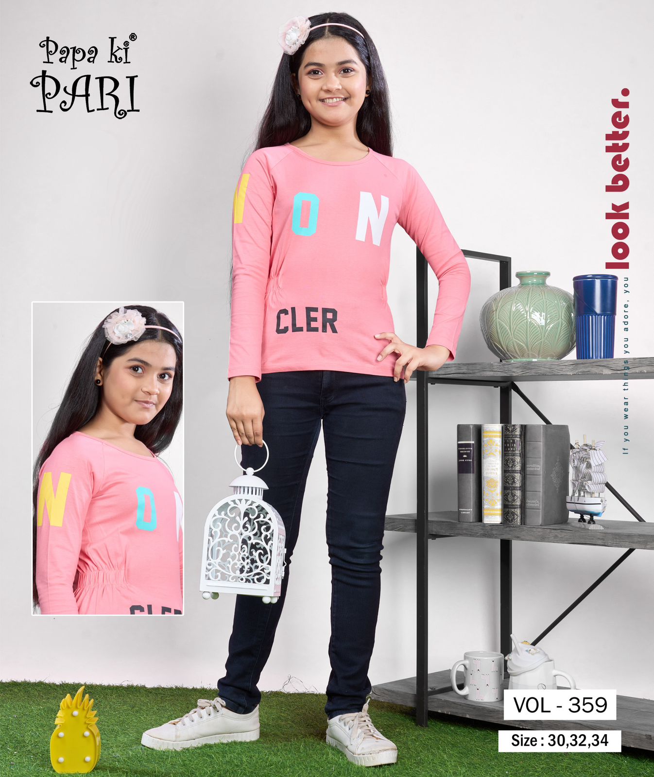 Vol 359 Papa Ki Pari Girls Top