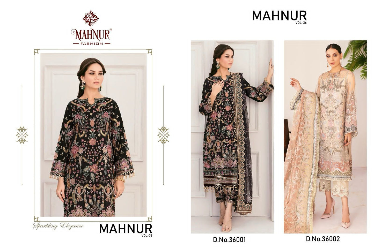 Vol 36 Mahnur Georgette Pakistani Salwar Suits