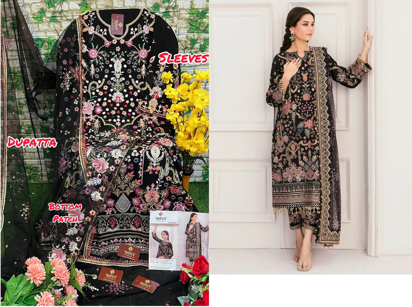 Vol 36 Mahnur Georgette Pakistani Salwar Suits