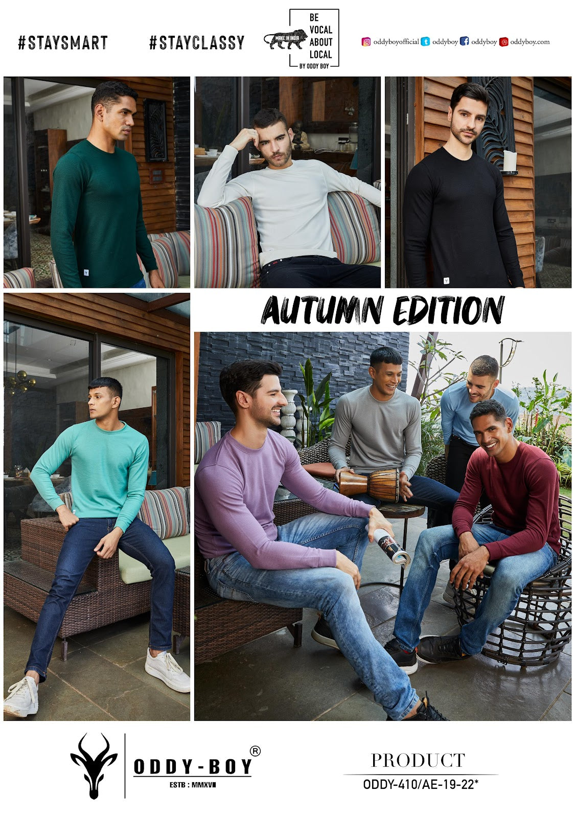 Vol 410 Oddy Boy Knit Mens Tshirts