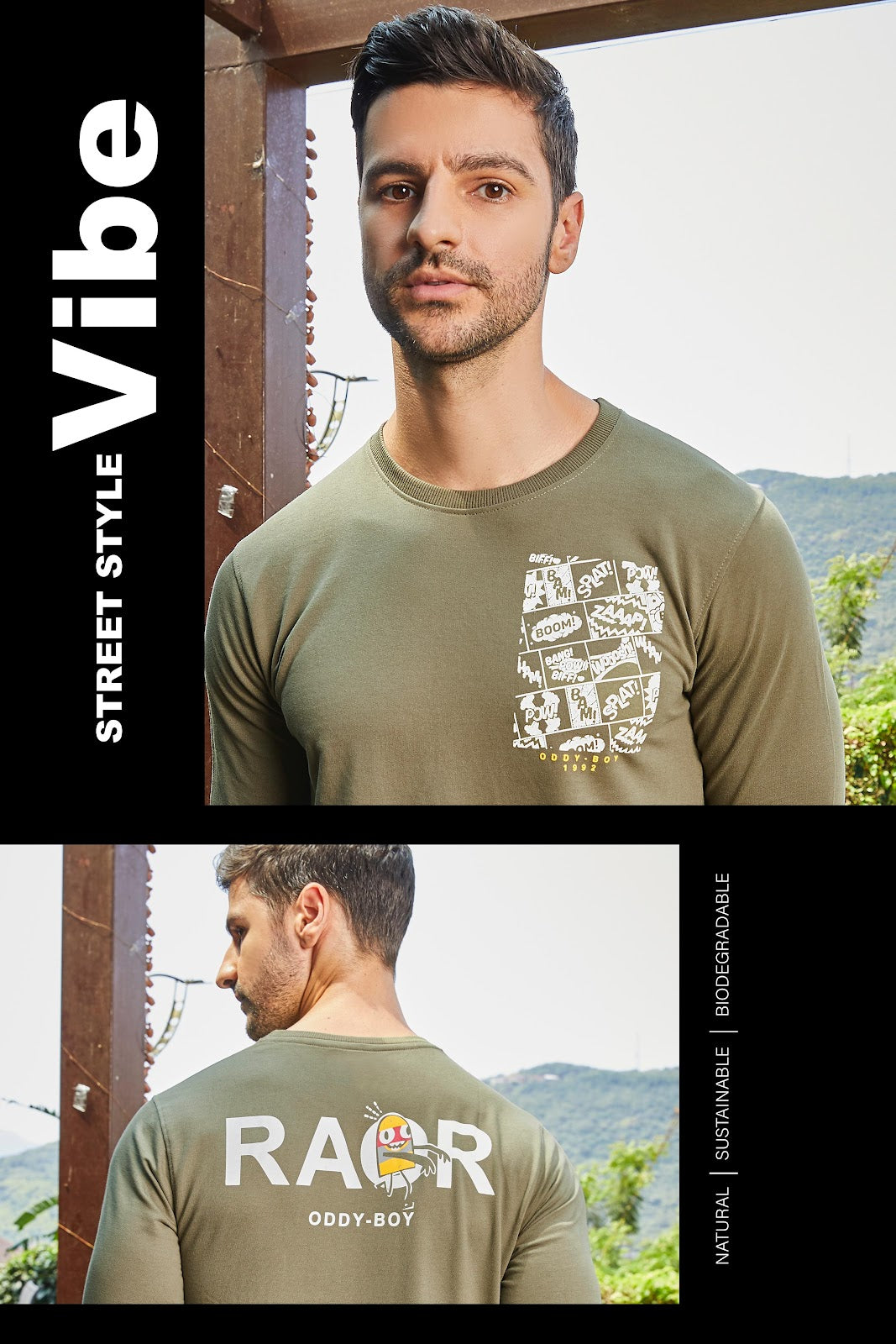 Vol 422 Oddy Boy Cotton Mens Tshirts
